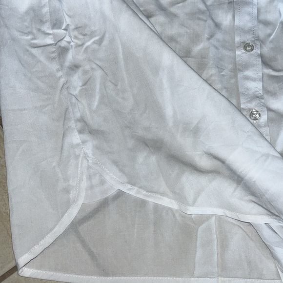 Velvet Heart White Button Up 3X - Picture 6 of 11